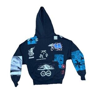 Jungles Jungles Winter 25 Test Print Hoodie EUC Mens Small